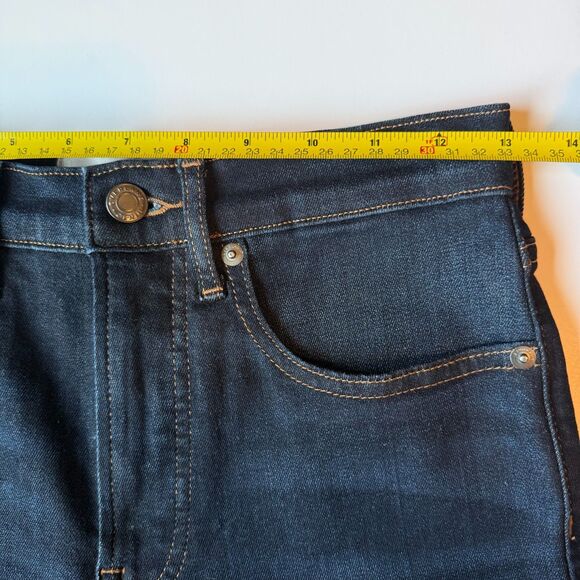Everlane The High Rise Skinny Jean Women’s Sz 26 Ankle Blue Denim Dark Wash - Picture 9 of 14